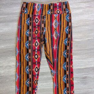 Native American print women's leggings
